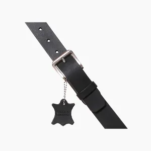 38mm | Black Top Grain | 100% Leather Belt