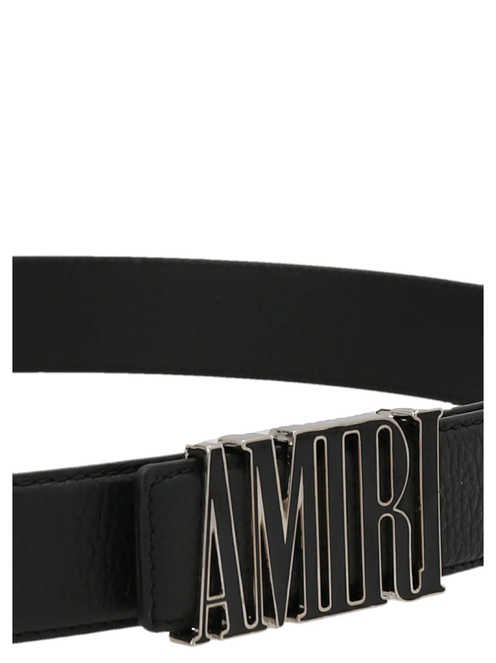 AMIRI Logo Plaque Buckle Belt