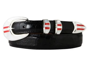 B G Mudd Racing Stripe Buckle Set 1.0