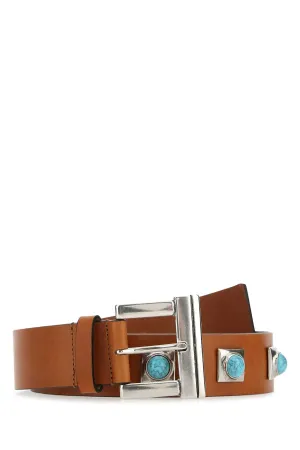 Belt Gemstone Embellished Paisley Print Belt