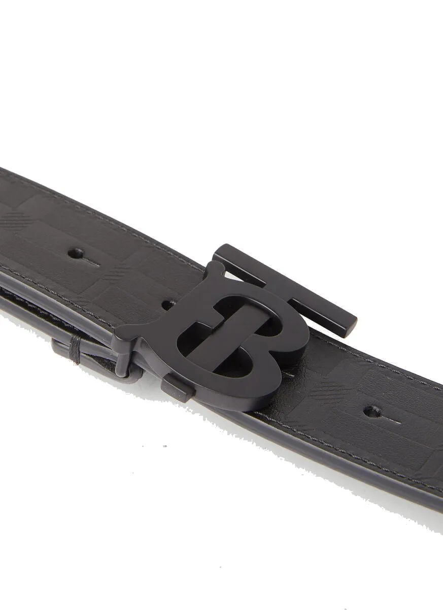 Burberry TB Plaque Buckle Belt