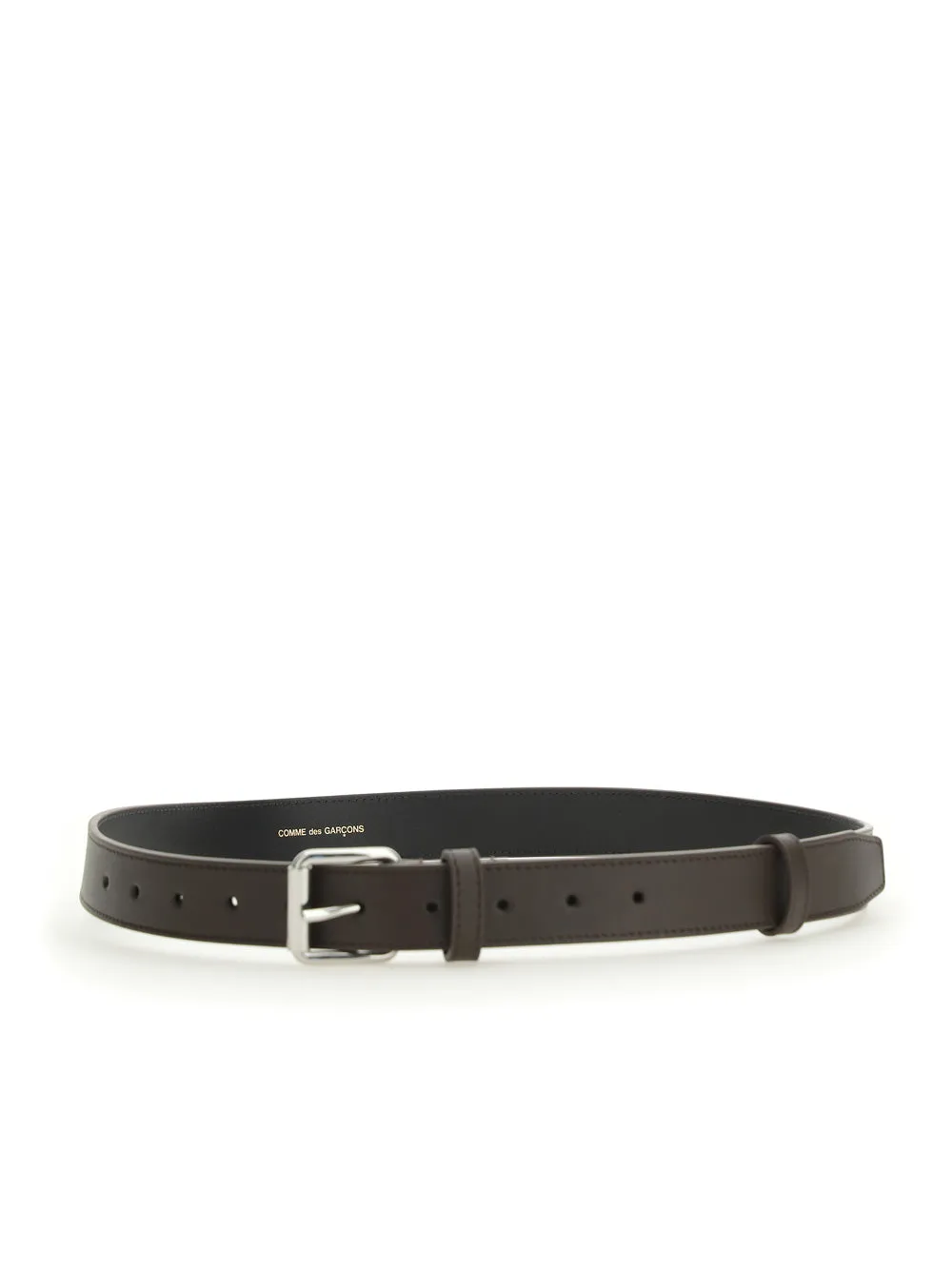 Comme Des Garçons Wallet Square Buckle Belt