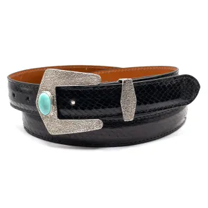 Dughlas James Prescott w/ Turquoise Buckle & Keeper 1.25