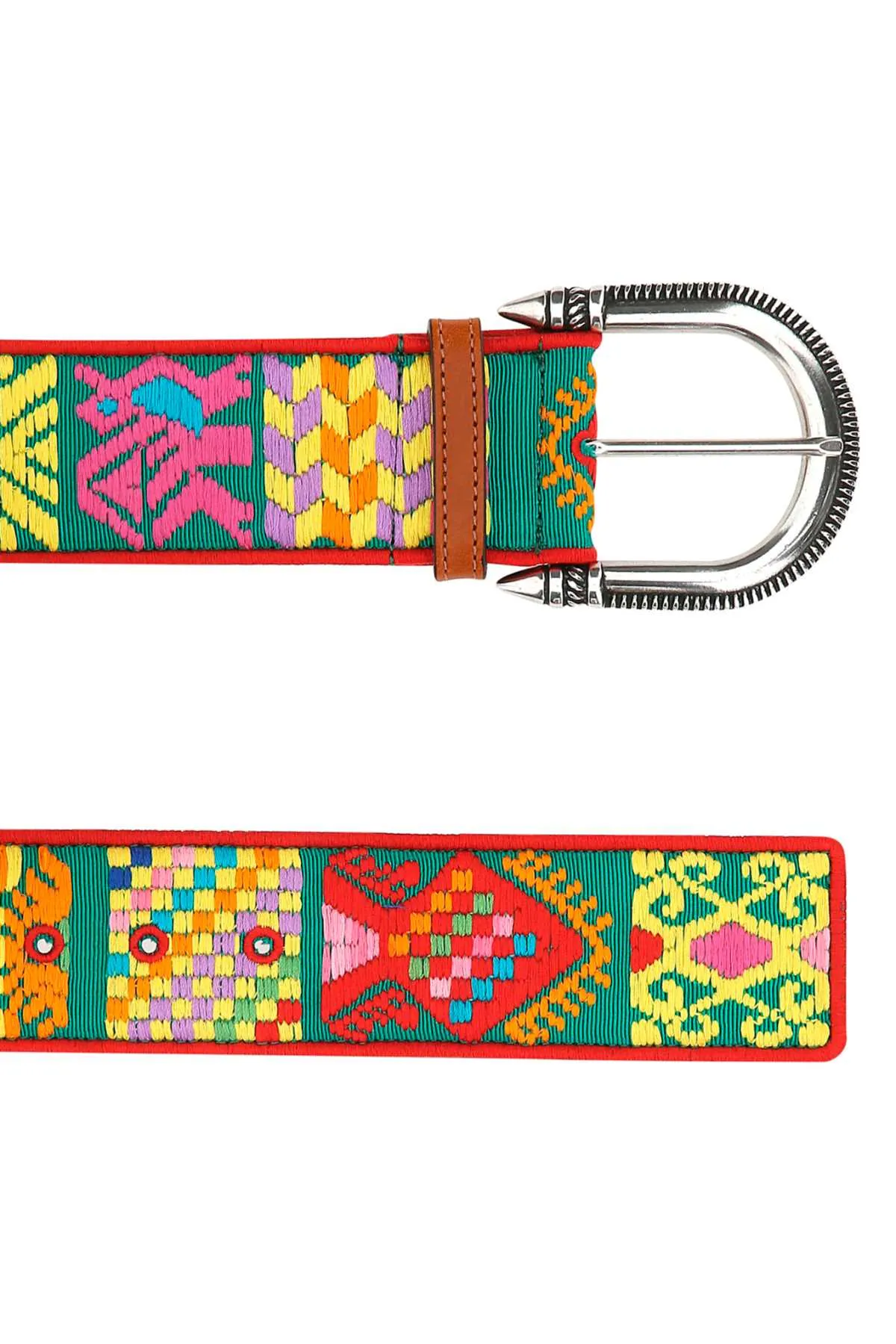 Etro Embroidered Buckle Belt