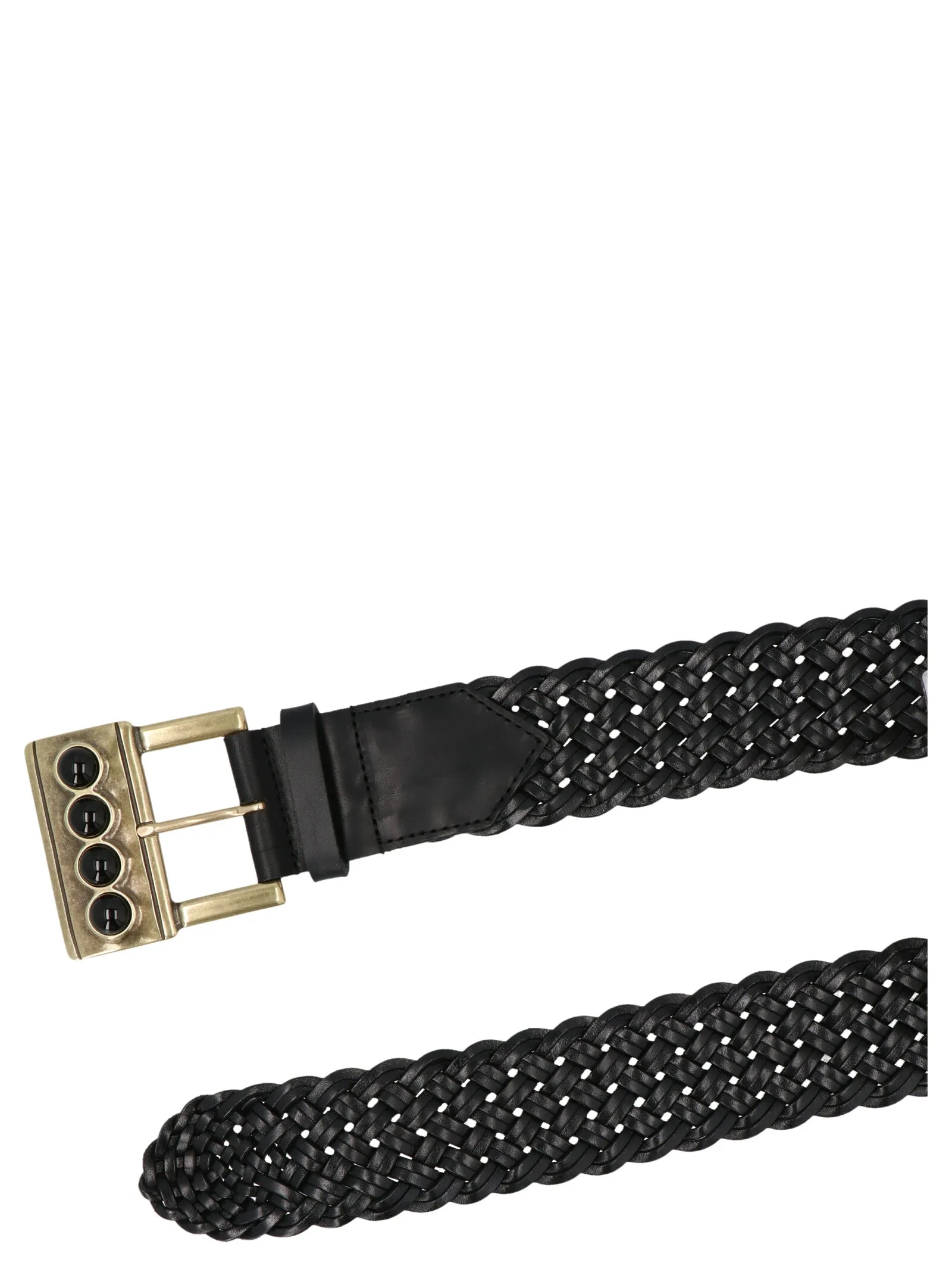 Etro Interwoven Gemstone Embellished Belt