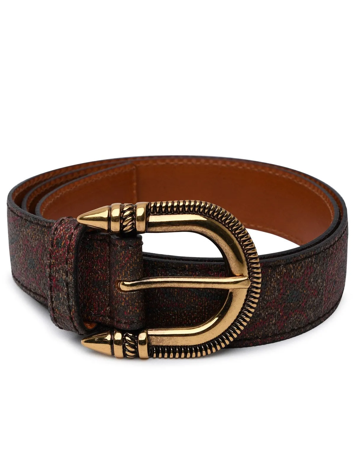 Etro Paisley Print Buckle Belt