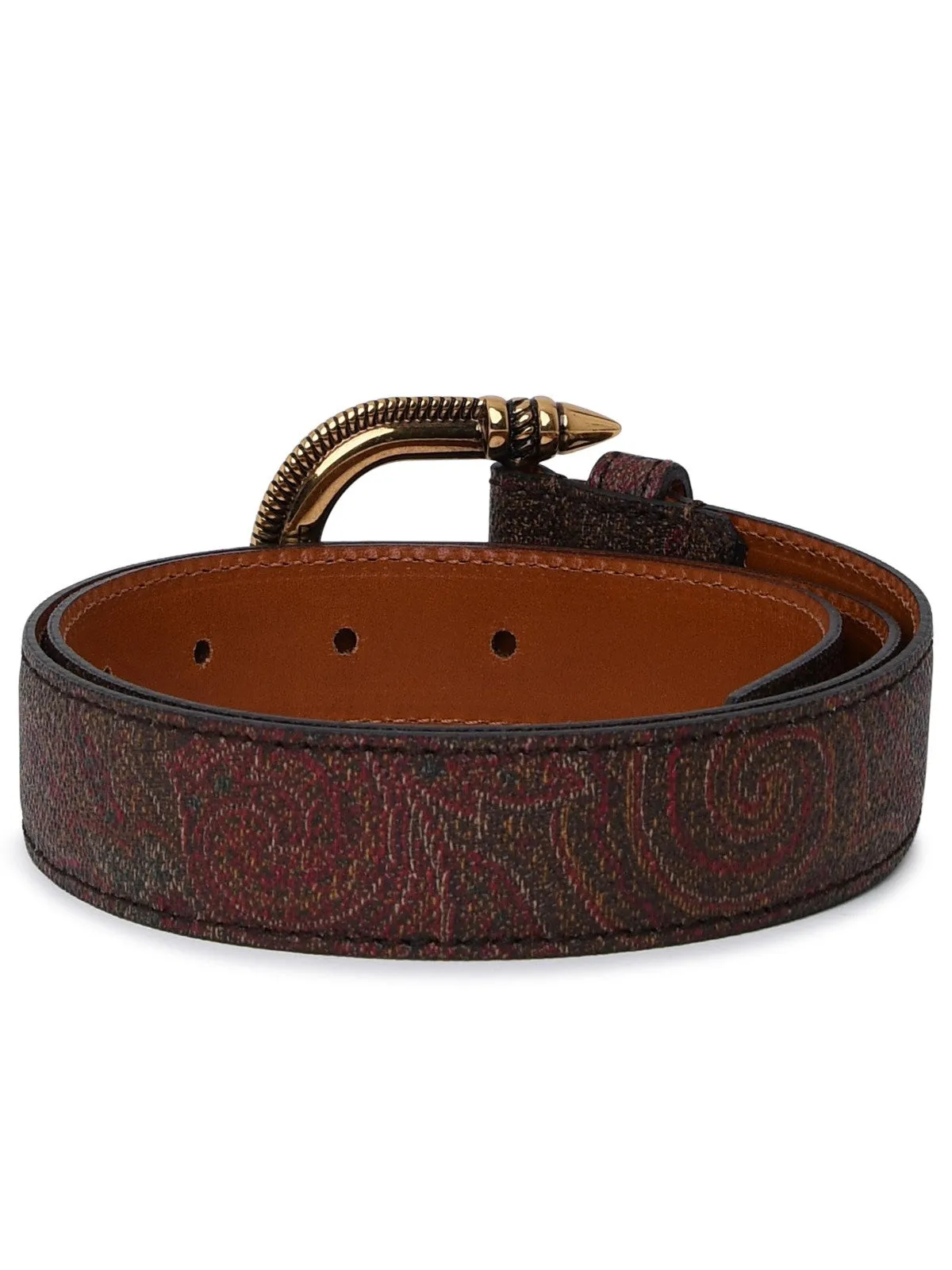 Etro Paisley Print Buckle Belt