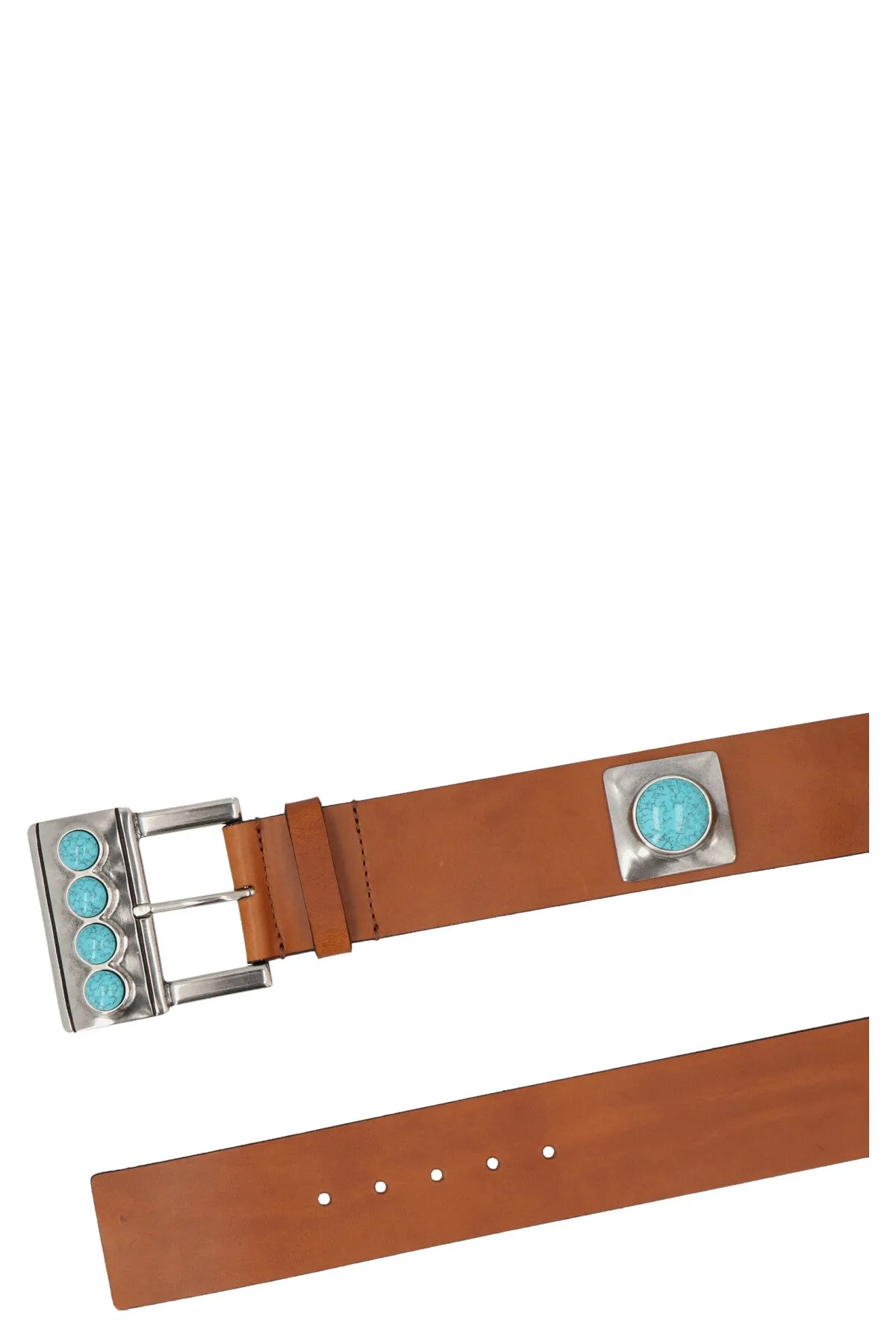 Etro Stud Gemstone Embellished Belt