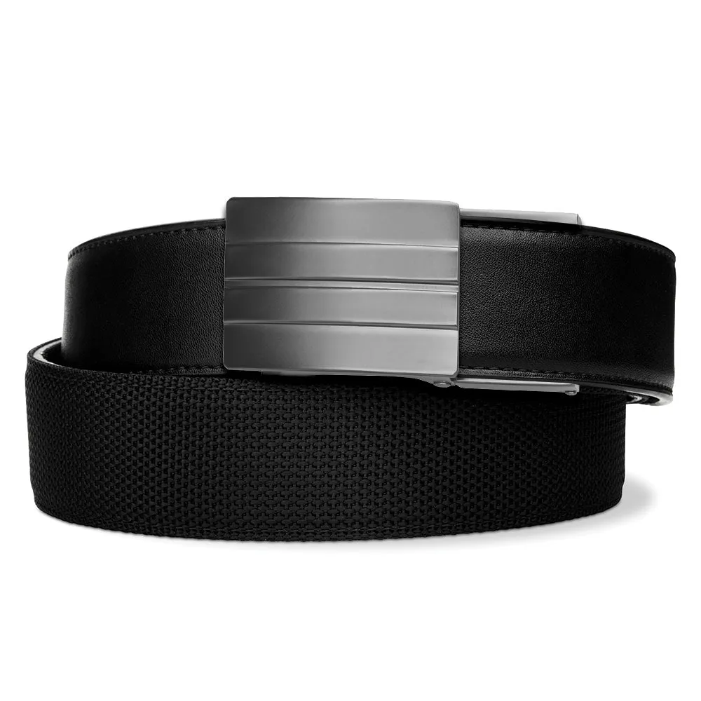 EXECUTIVE PROTECTION BLACK TACTICAL HYBRID BELT 1.5": COMPLETE KIT