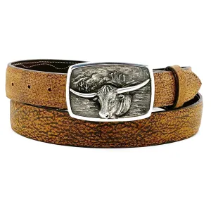 Gloria Stewart Longhorn One Piece Buckle 1.25