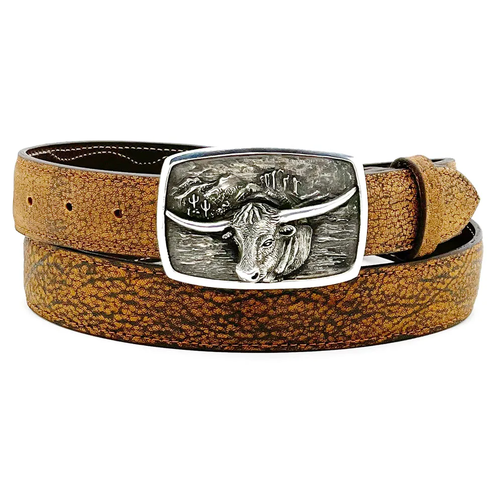 Gloria Stewart Longhorn One Piece Buckle 1.25