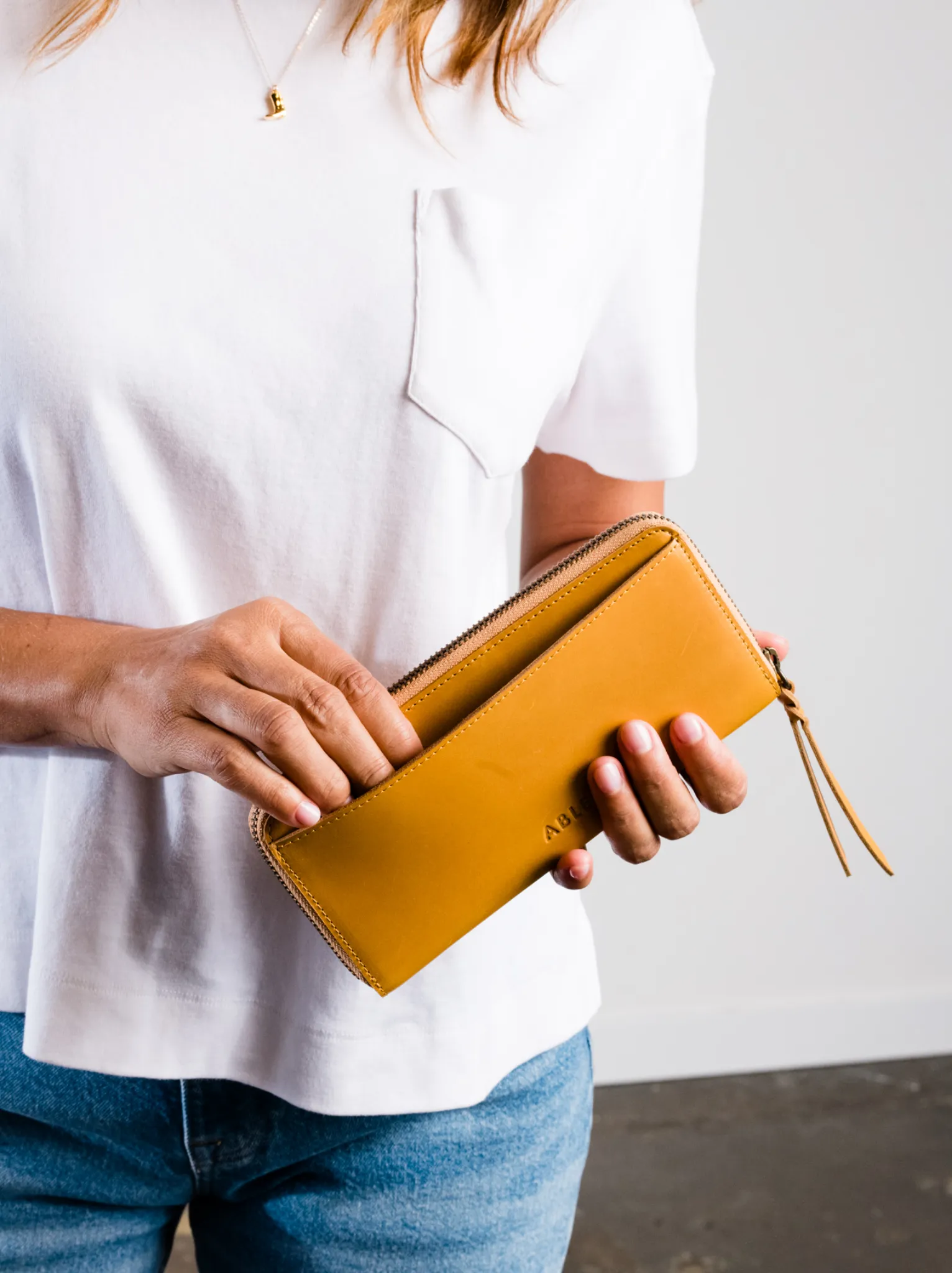 Helina Large Zip-Around Wallet
