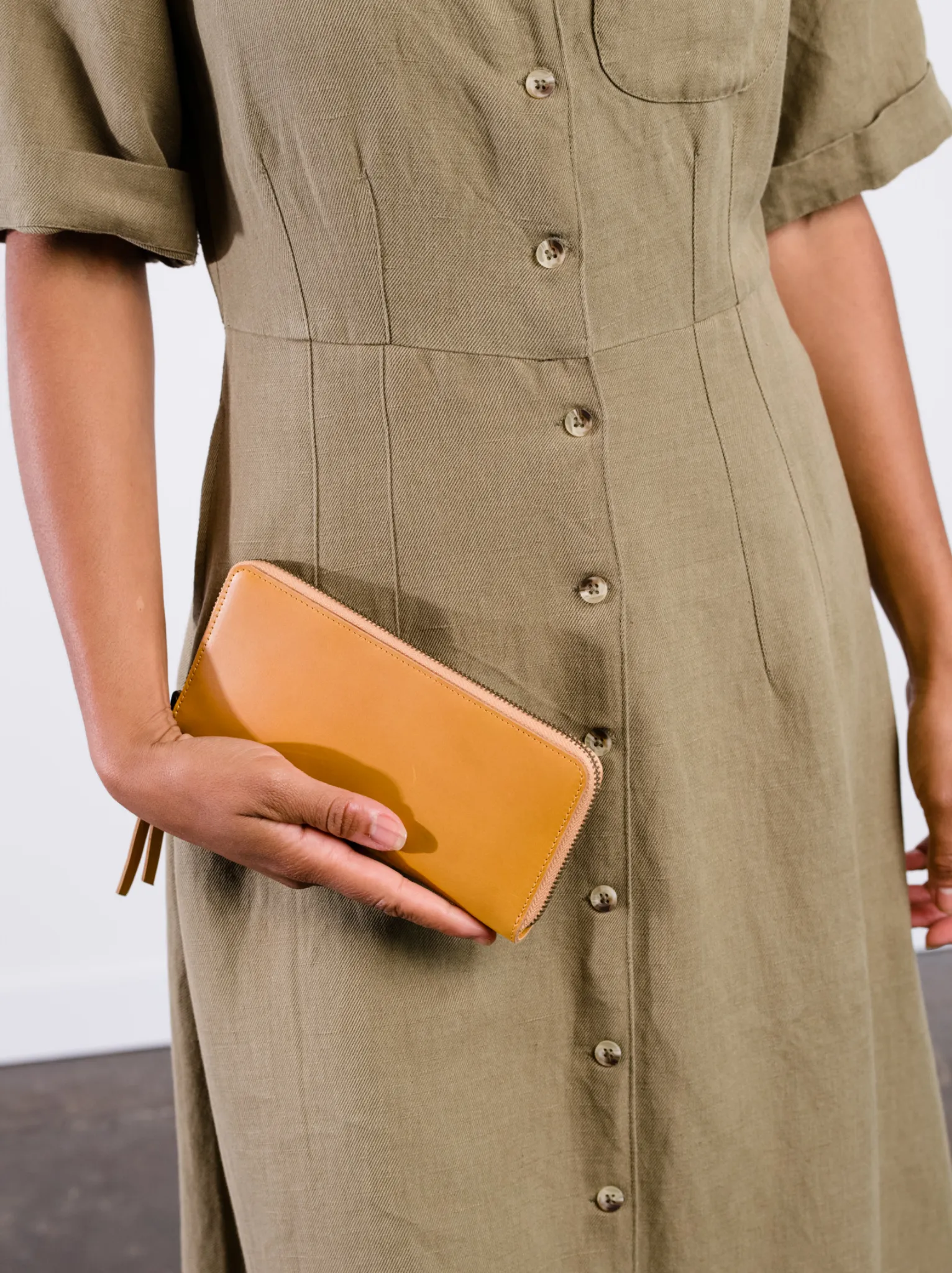 Helina Large Zip-Around Wallet
