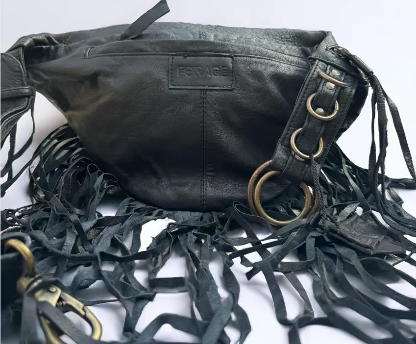 Leather Cedar Belt | Black