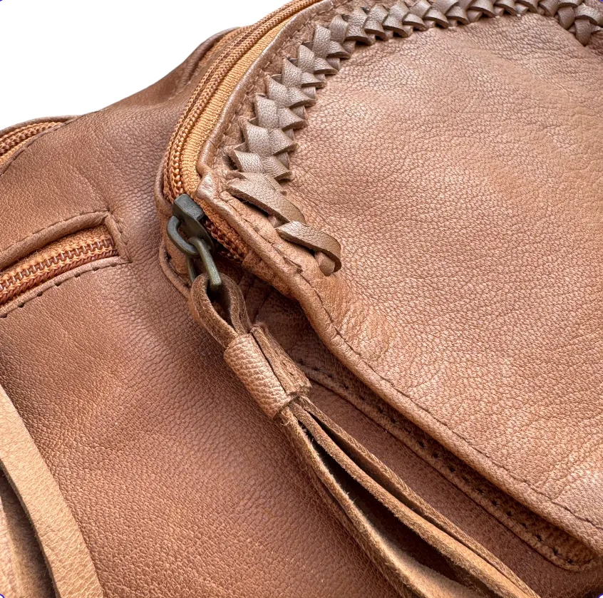 Leather Cedar Belt | Maple