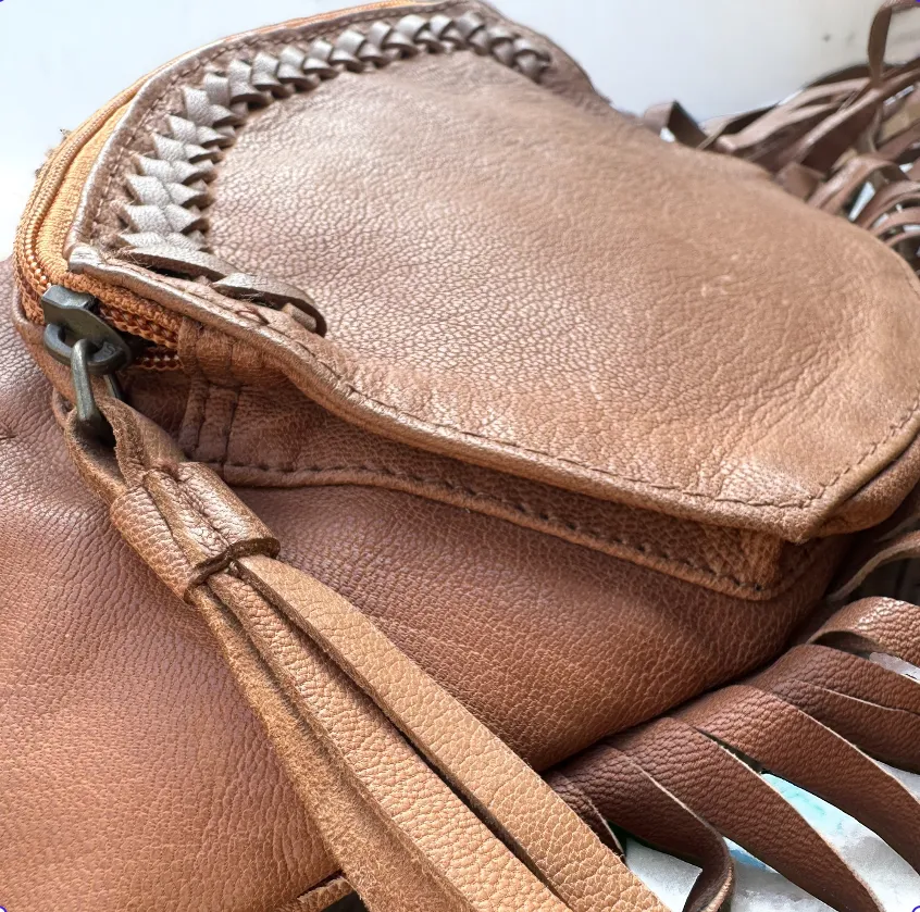 Leather Cedar Belt | Maple