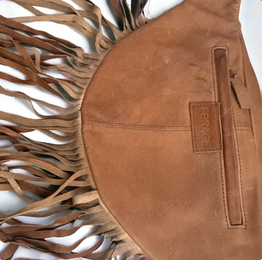 Leather Cedar Belt | Maple