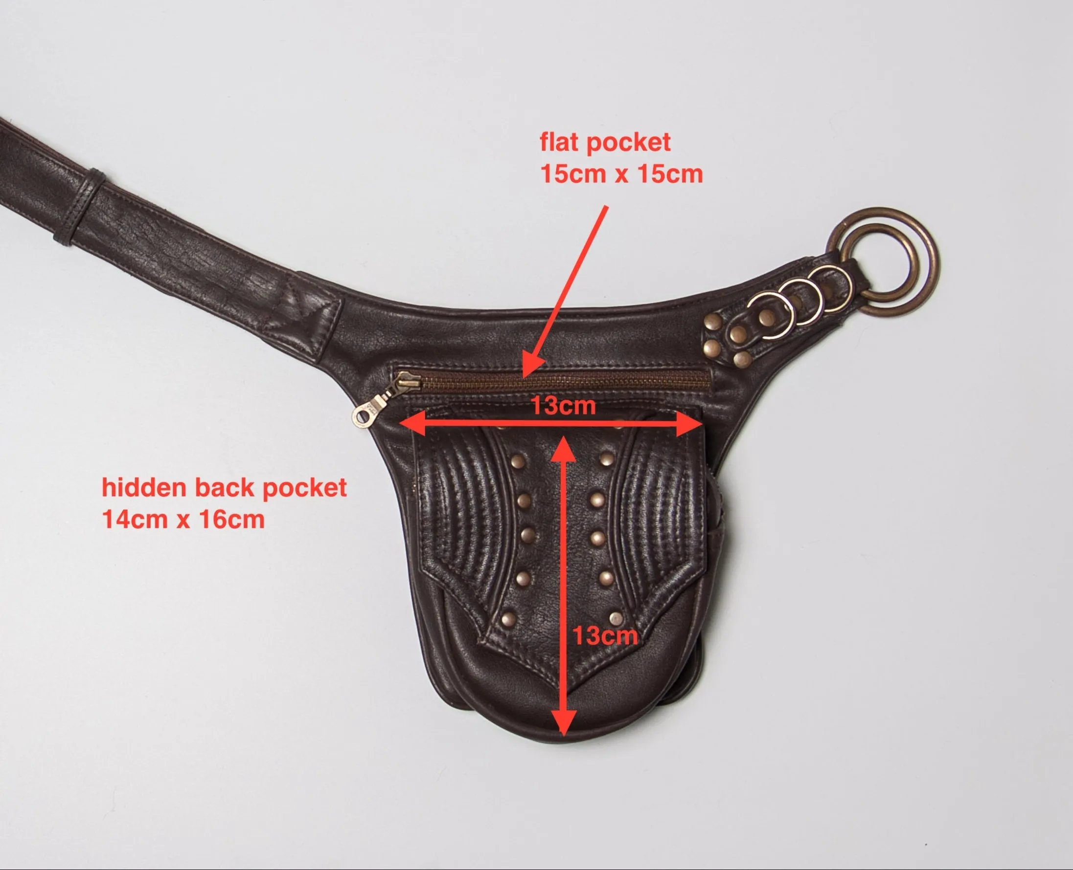 Leather Trapp Belt - Black