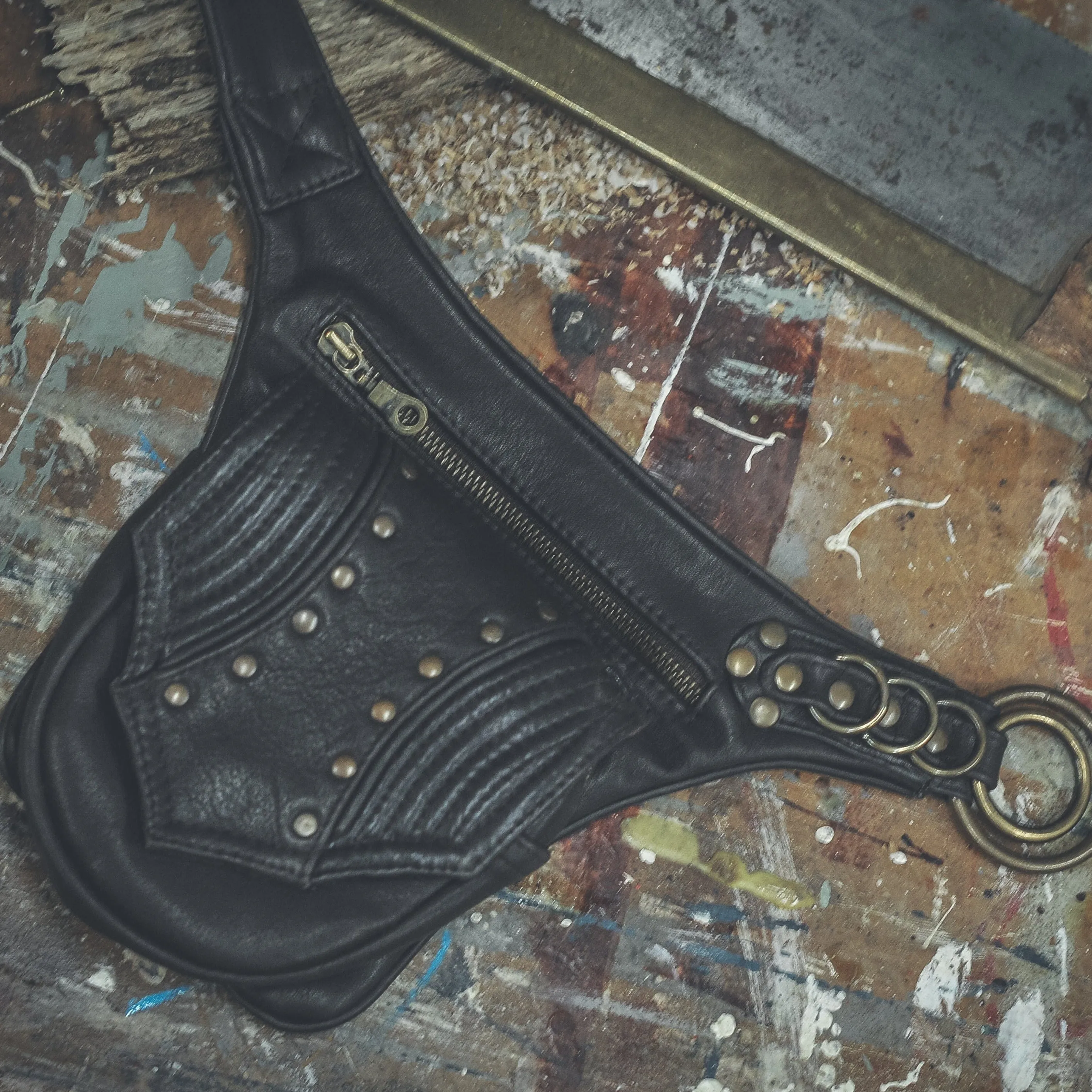 Leather Trapp Belt - Maple
