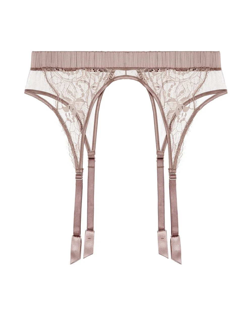 Mink Suspender Belt