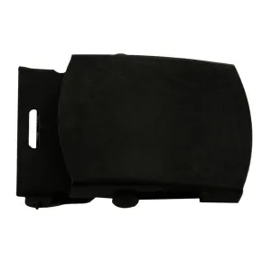 Navy Belt Buckle: Black Roller - male