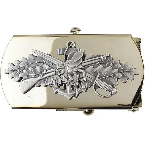 Navy Belt Buckle: Seabee Enlisted