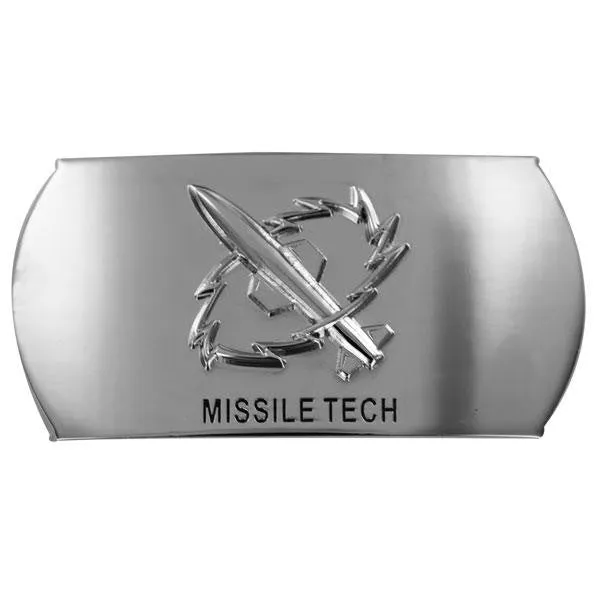 Navy Enlisted Specialty Belt Buckle: Missile Technician: MT
