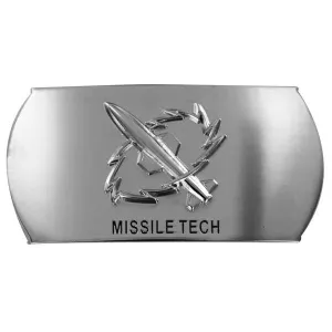 Navy Enlisted Specialty Belt Buckle: Missile Technician: MT