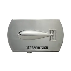 Navy Enlisted Specialty Belt Buckle: Torpedoman: TM