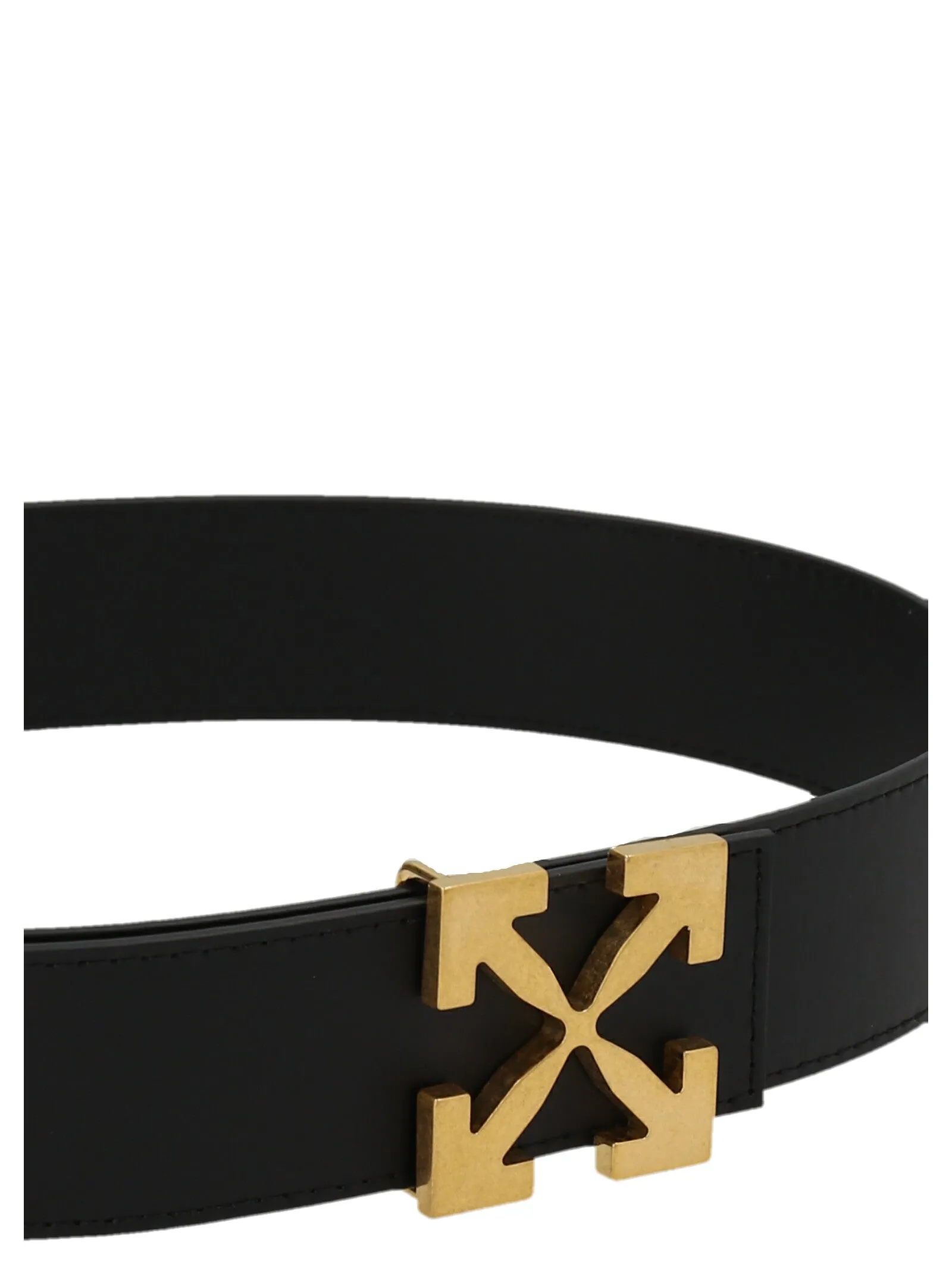 Off-White Arrow Plaque Buckle Belt