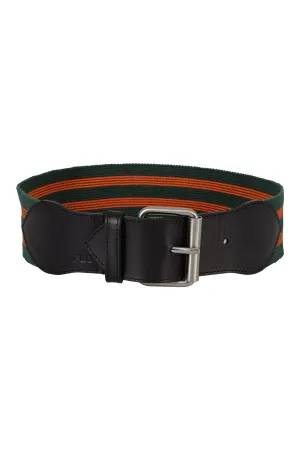 Philosophy Di Lorenzo Serafini Striped Buckle Belt