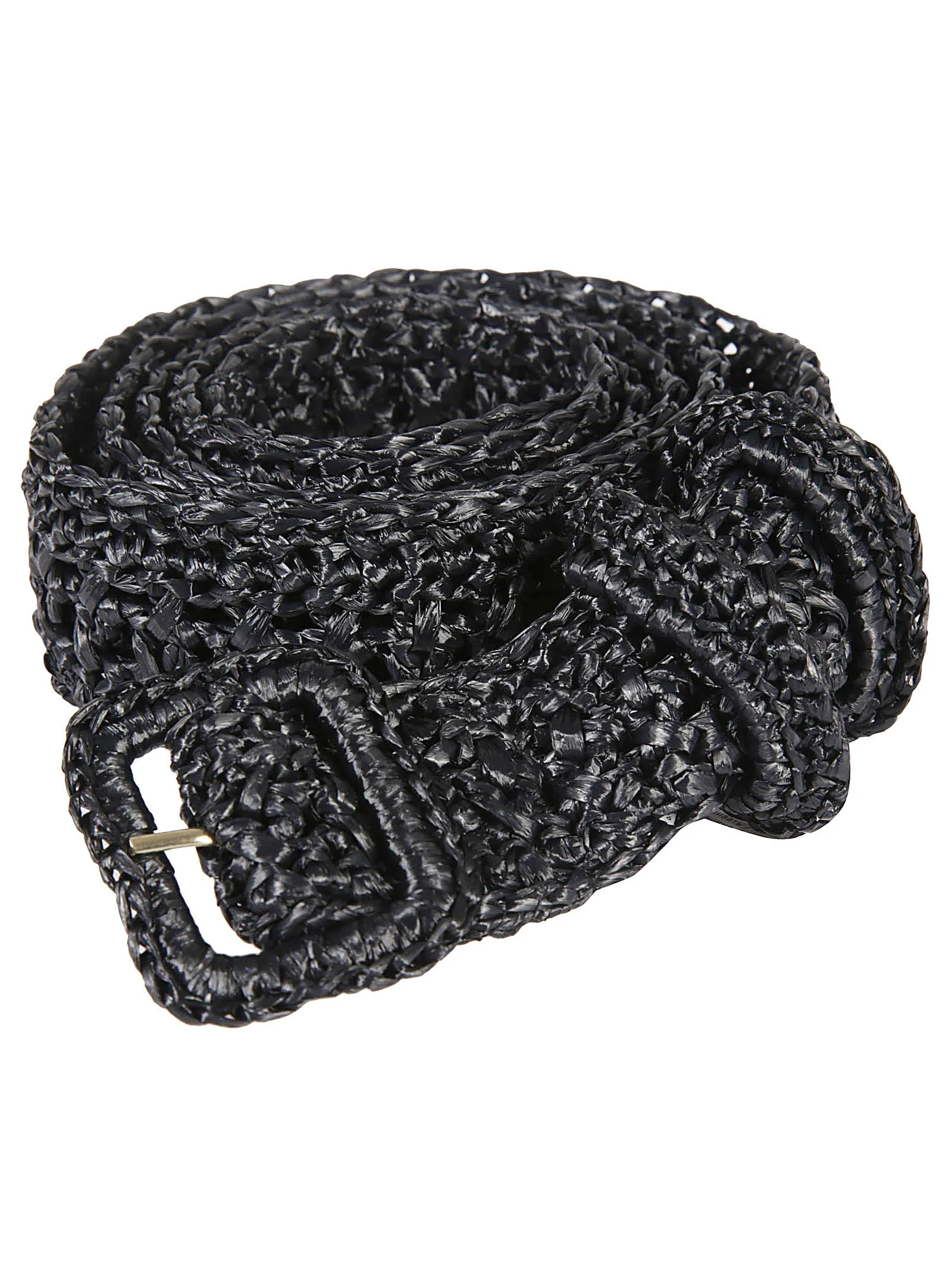 Philosophy Di Lorenzo Serafini Striped Woven Buckle Belt