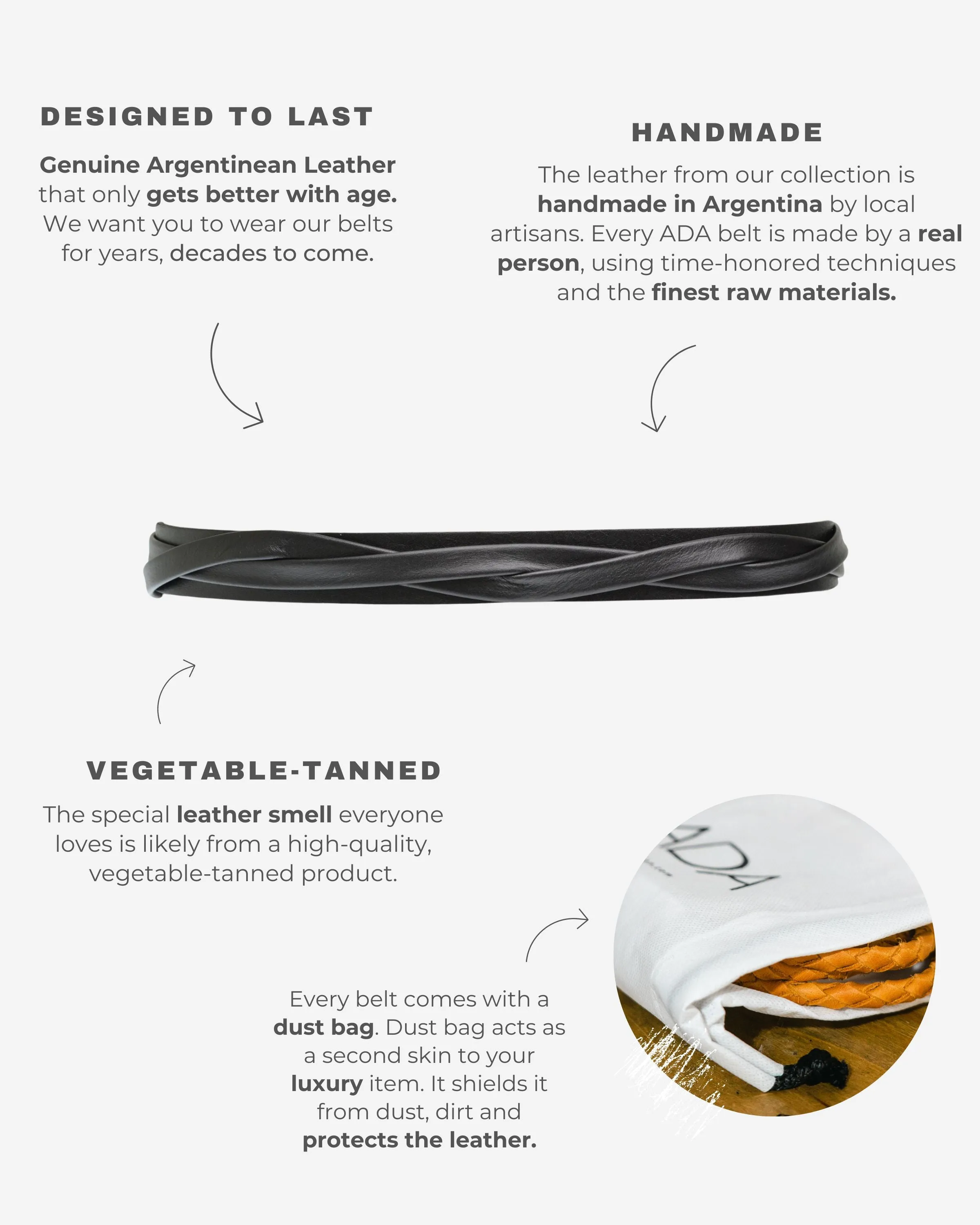 Skinny Wrap Leather Belt