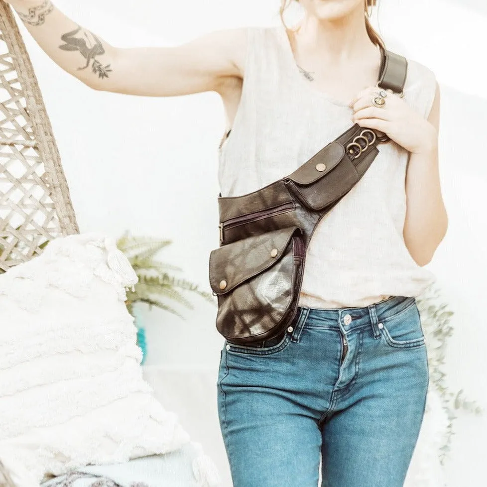 Suede Hip Bag | Ginger