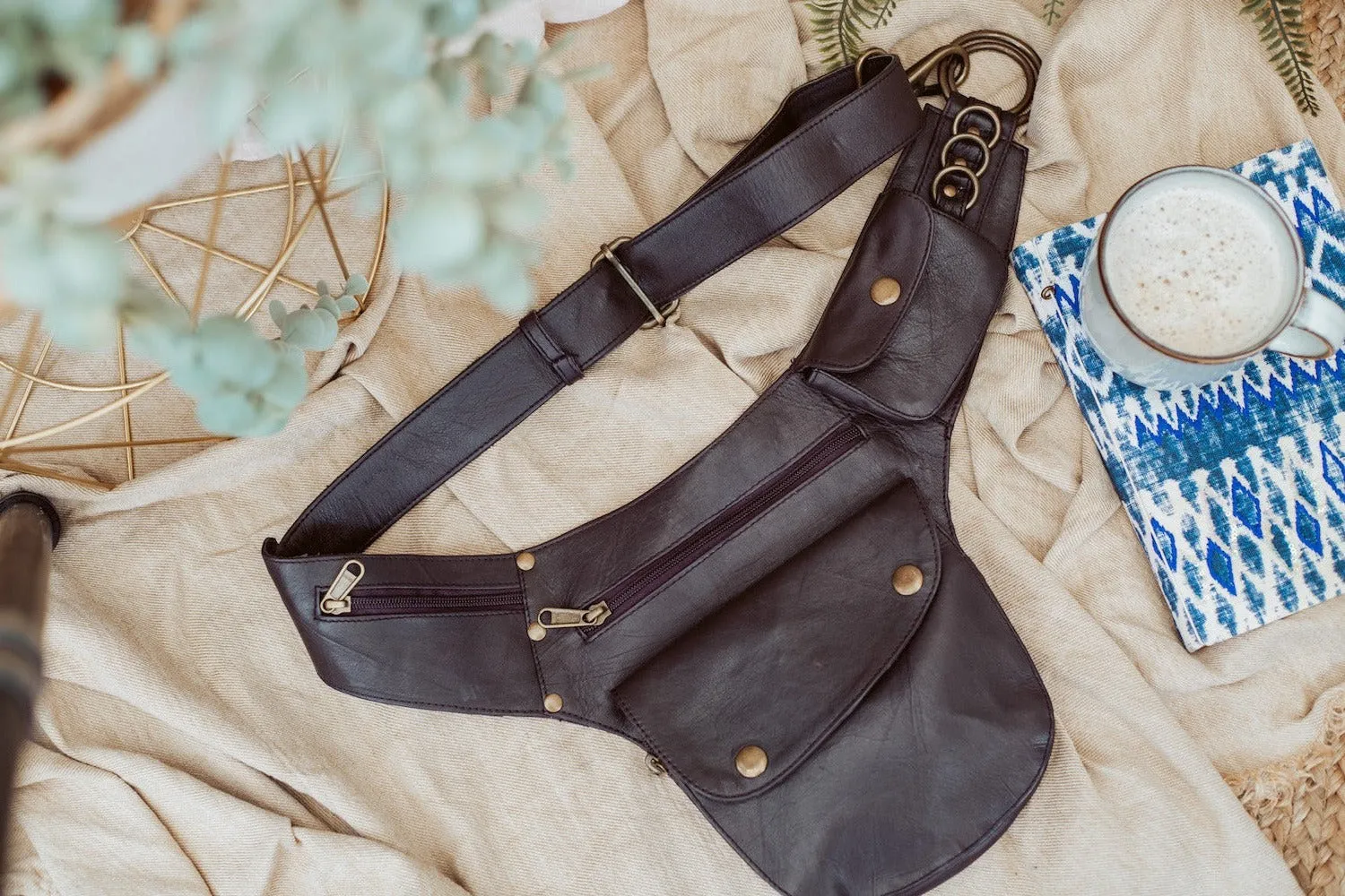 Suede Hip Bag | Ginger
