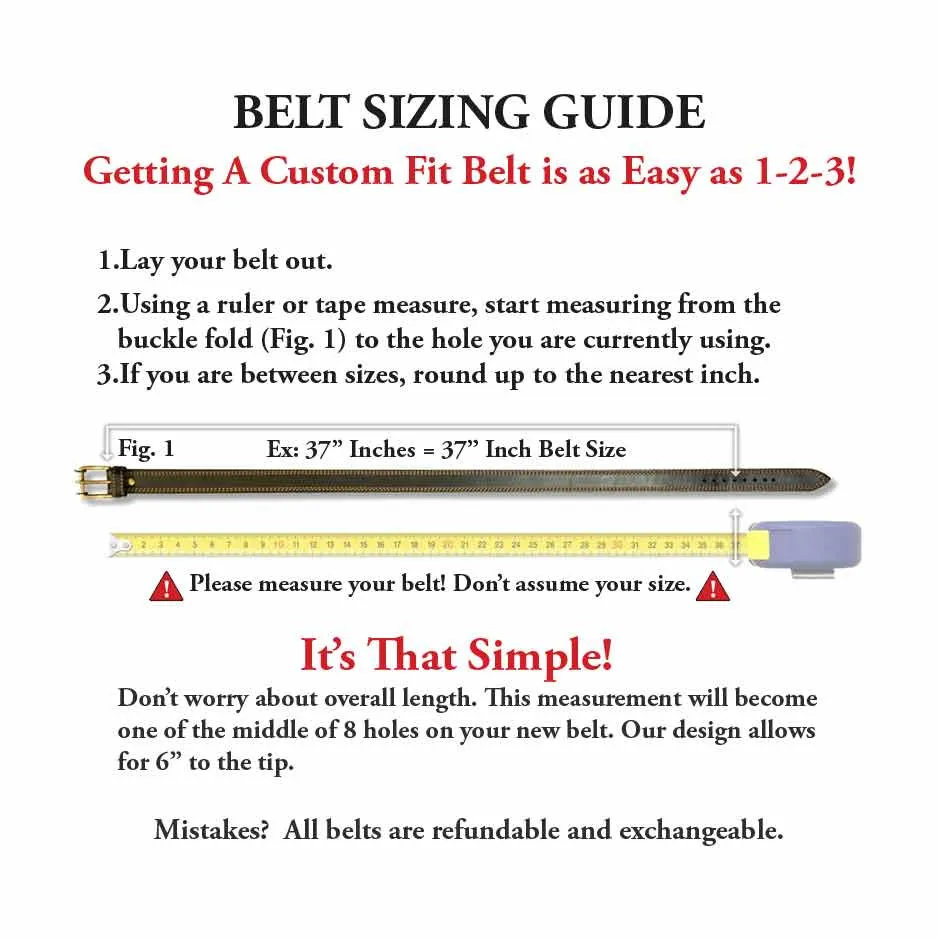 The BELMONT 1.5 Leather Belt
