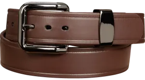 The Hercules Belt™ -  Brown Max Thick With Gunmetal Buckle And Keeper 1.50" (H560BR)