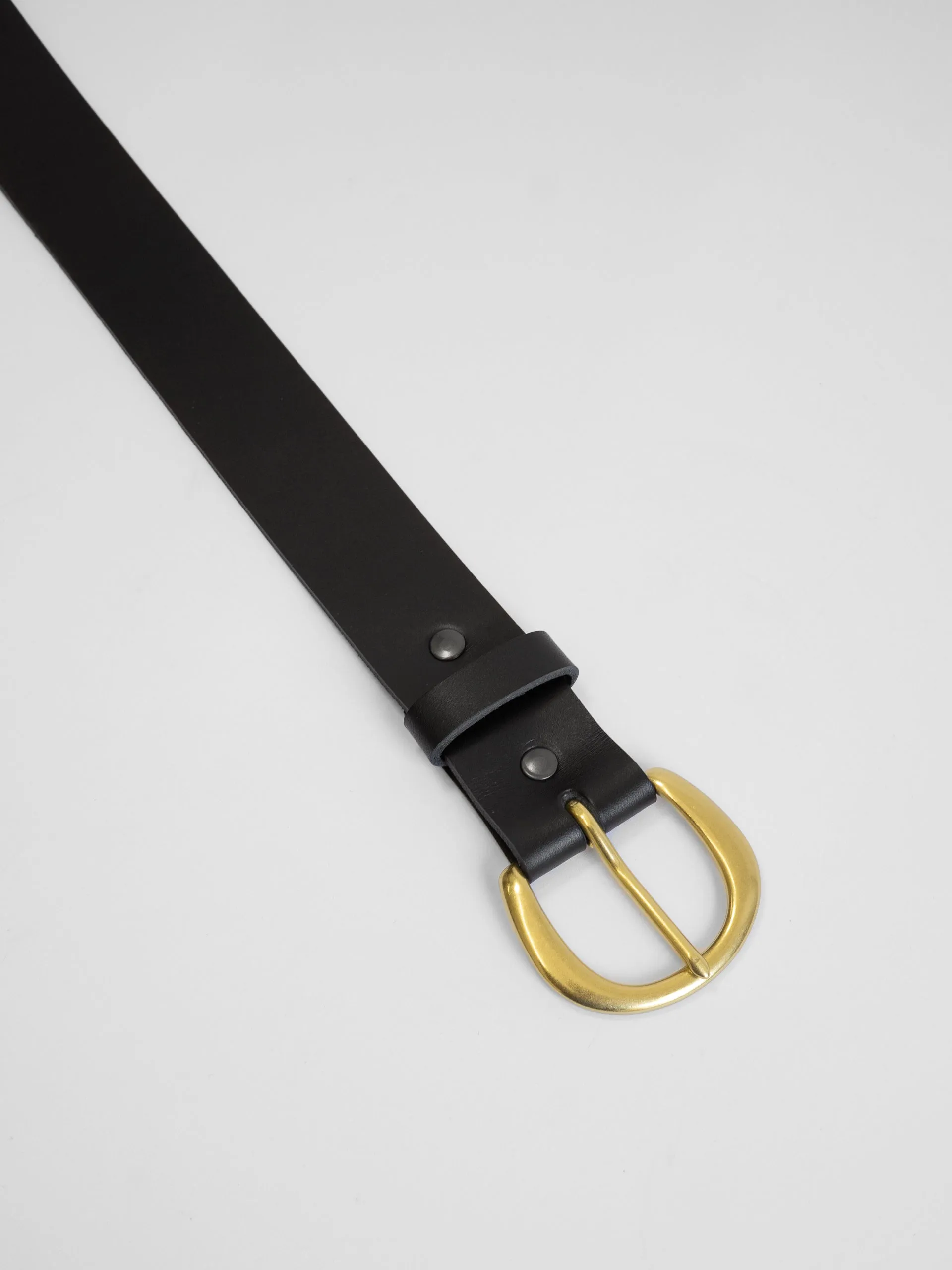 The Lair Camille Classic Belt Wide Brass