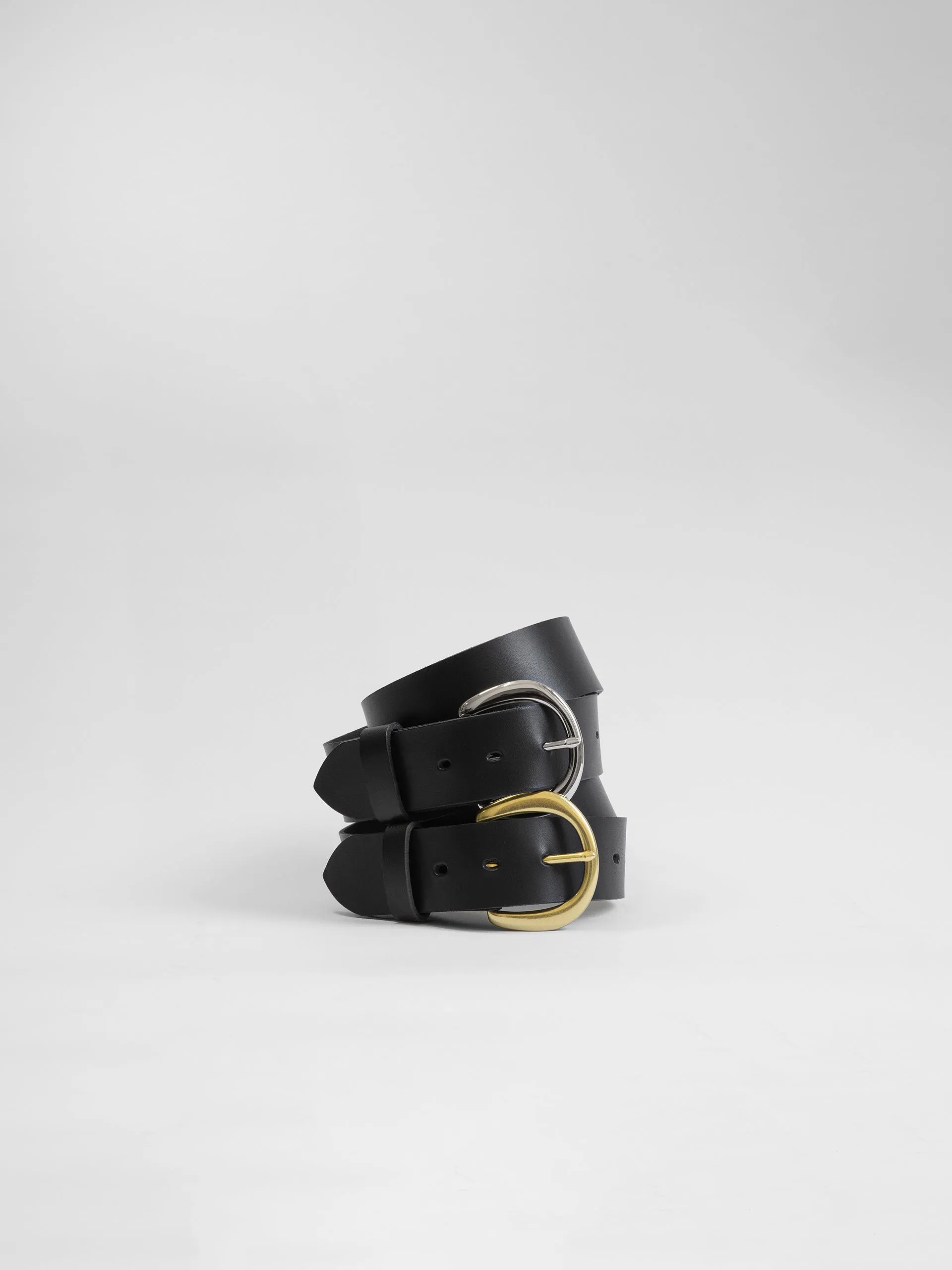 The Lair Camille Classic Belt Wide Brass