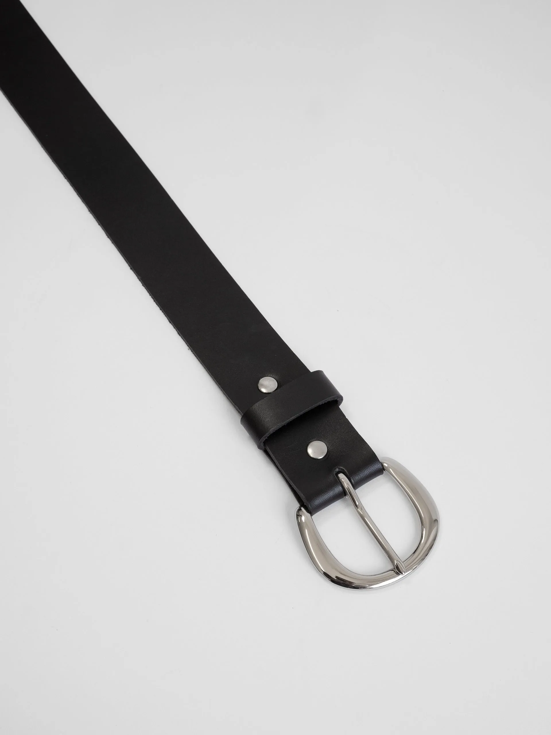 The Lair Camille Classic Belt Wide Silver