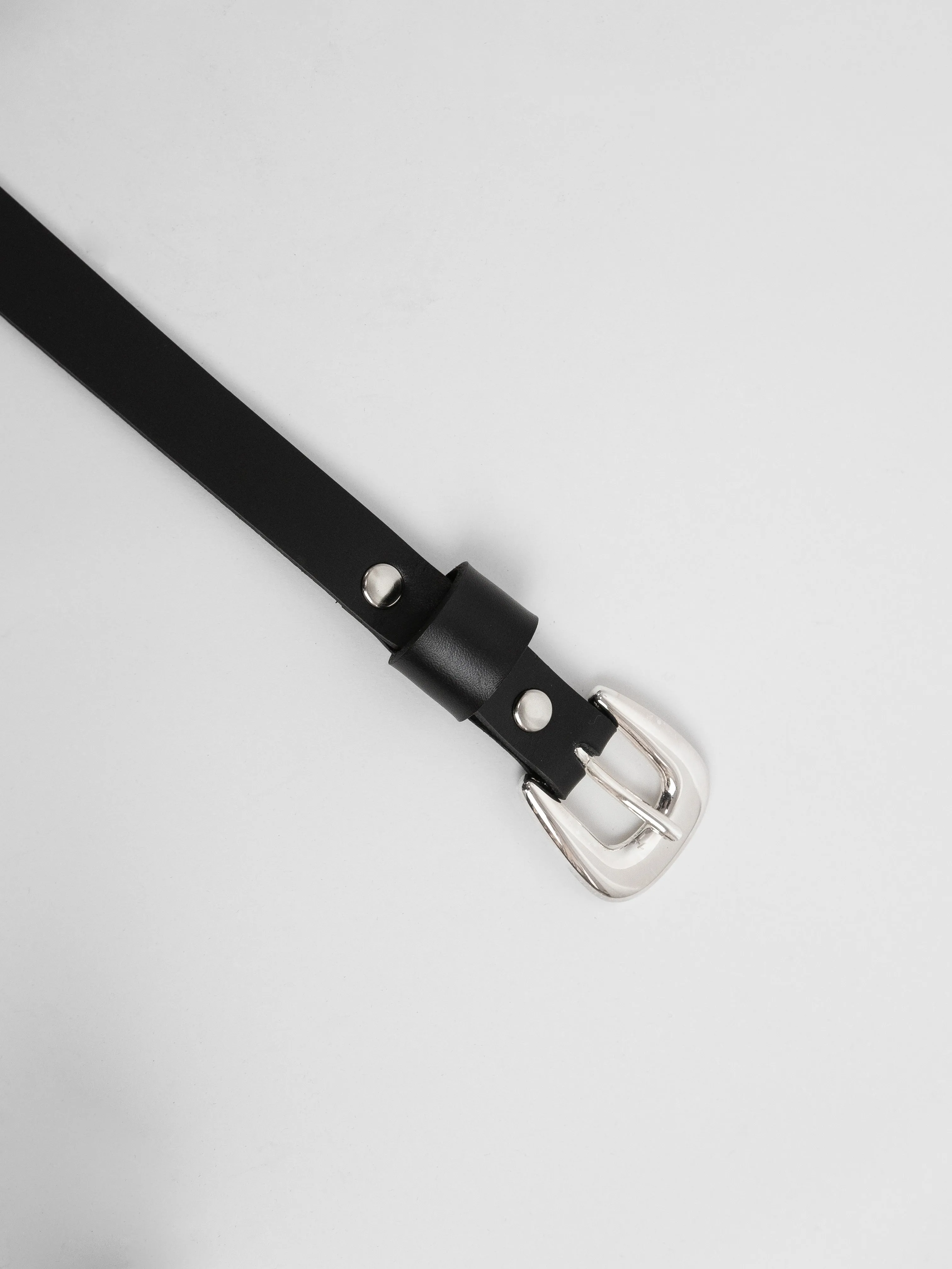 The Lair Margot Dome Studded Belt Silver