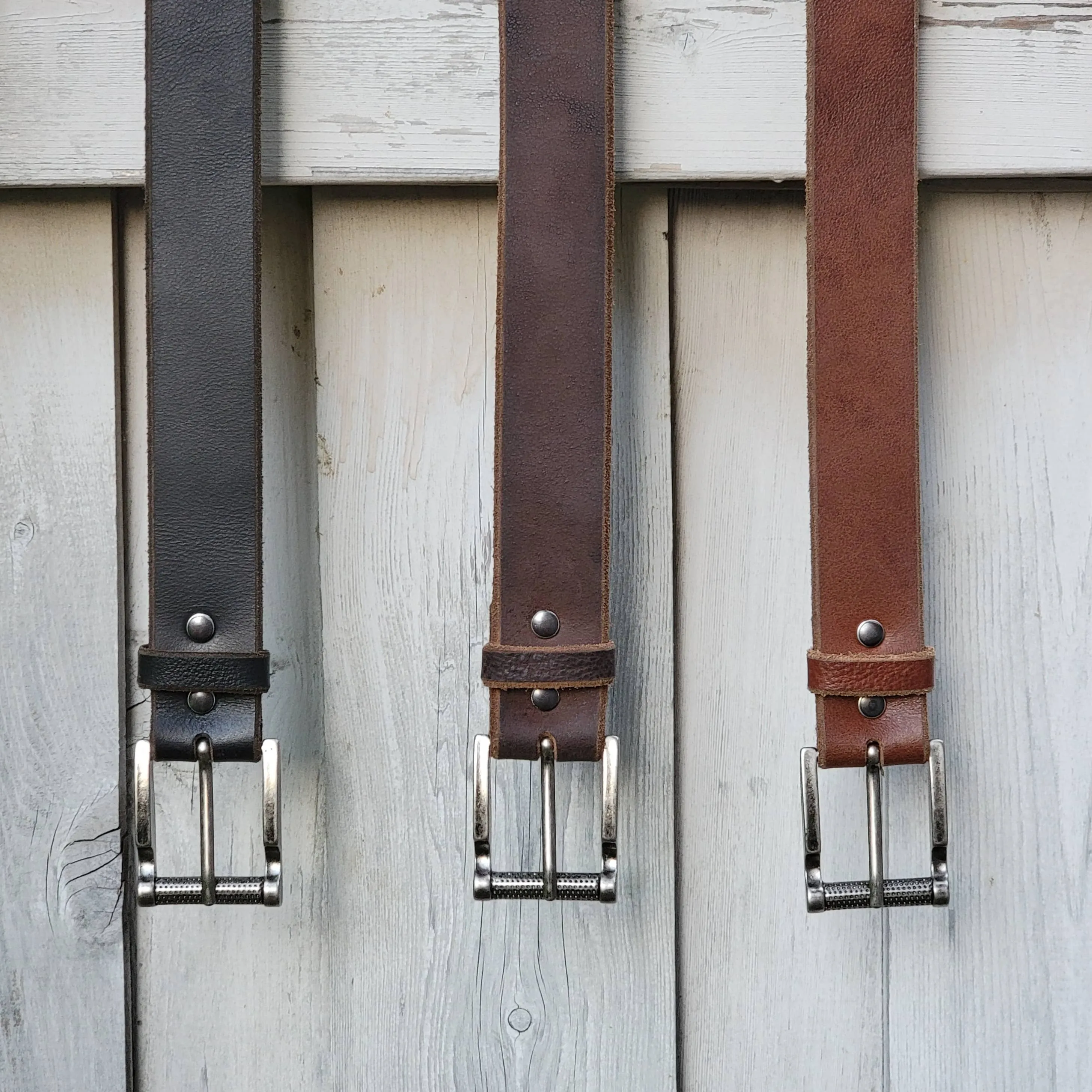 The Pinnacle Belt - Black 100 % Premium Leather Belt