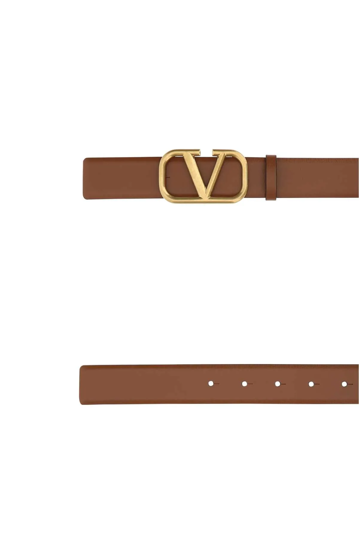 Valentino VLogo Plaque Buckle Belt