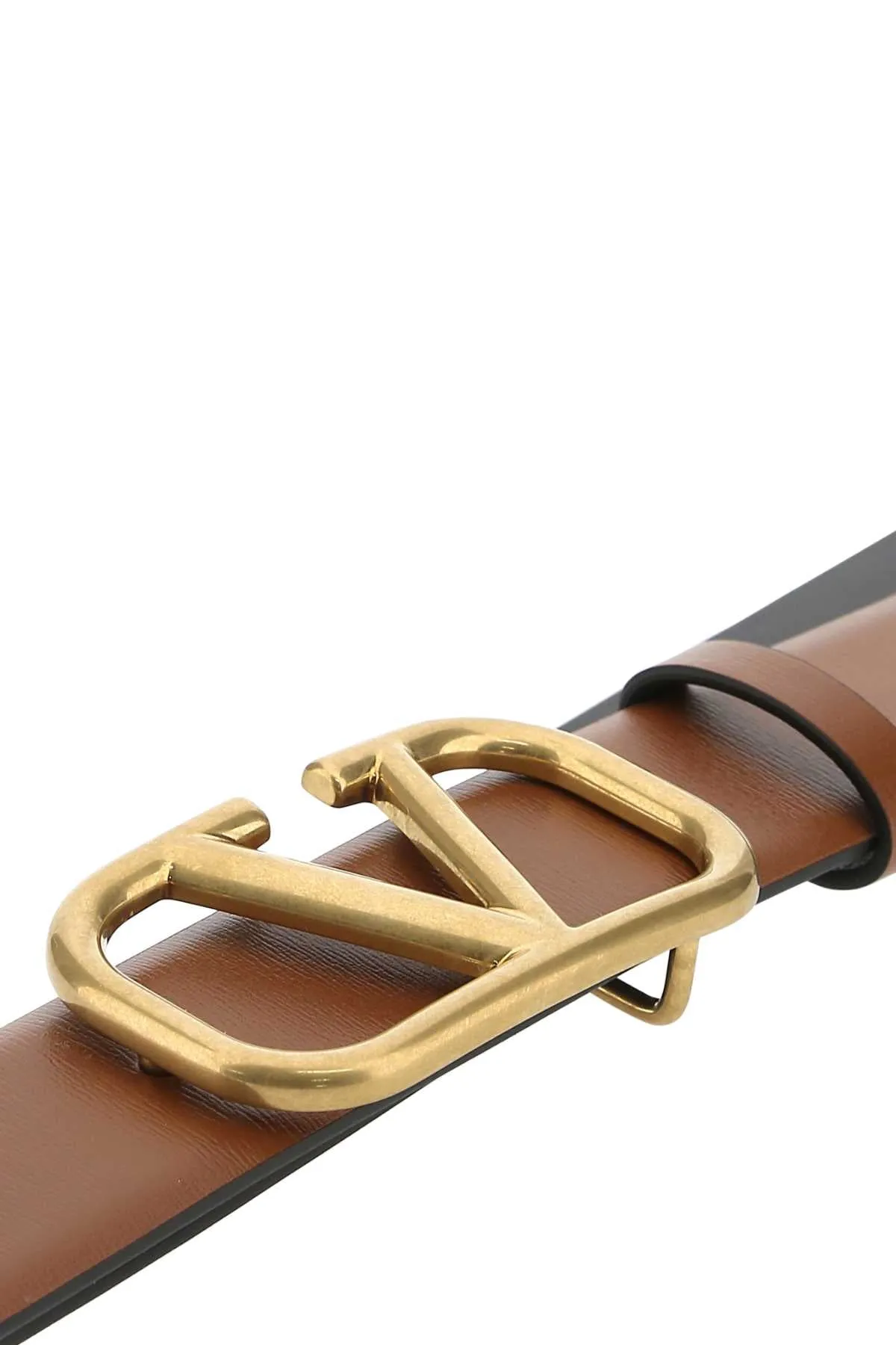 Valentino VLogo Plaque Buckle Belt