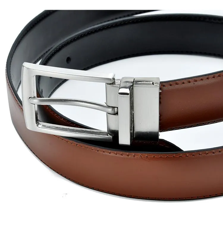West Louis™ Designer High Quality Genuine Leather Belt