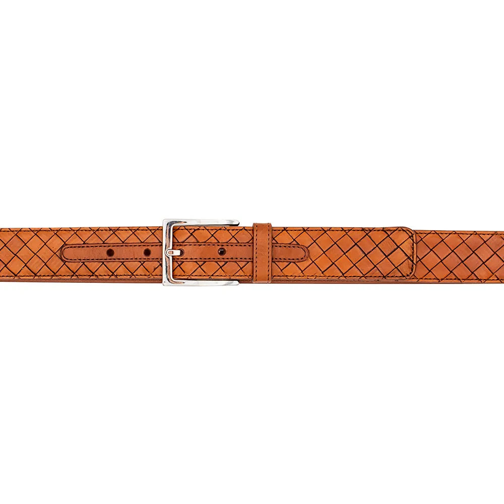 Woven Calfskin Belt