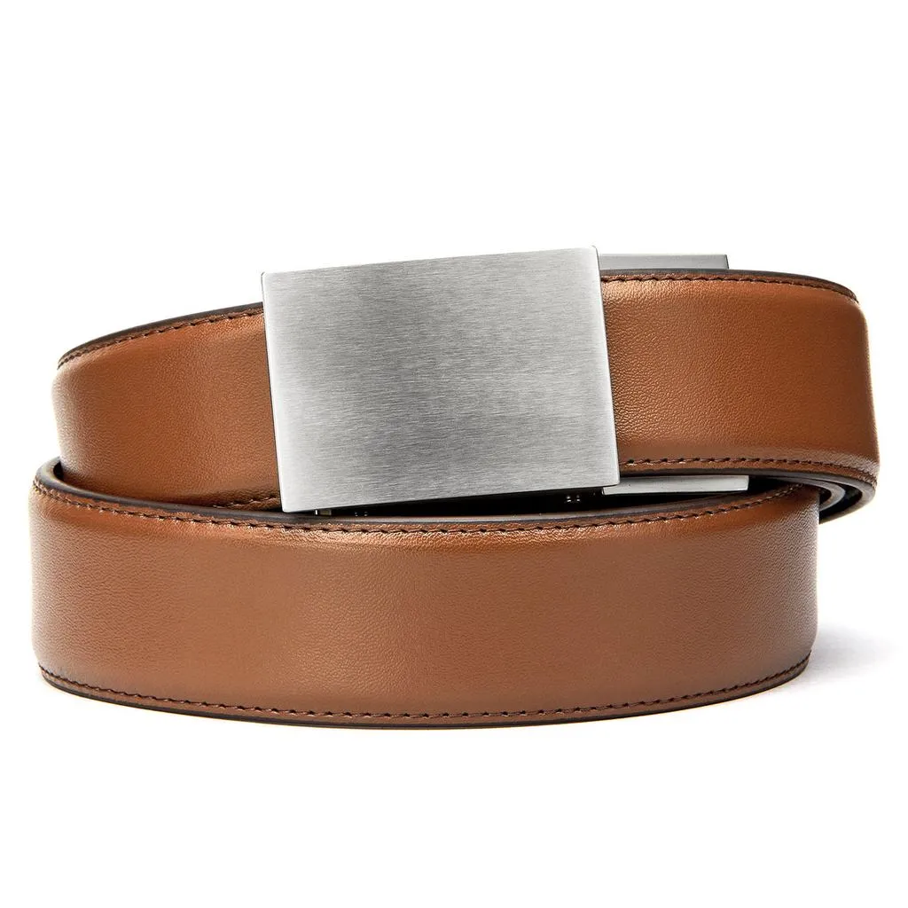 X SERIES BUCKLE  | TAN ARMORTEK LEATHER GUN BELT 1.5"