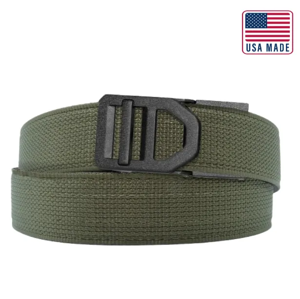 X SERIES BUCKLE  | USA MADE RANGER GREEN TACTICAL NYLON GUN BELT 1.5"